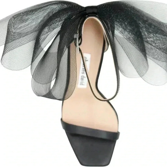 CHARLES DAVID Emotional Tulle Bow Sandal  size 9 1/2 - Picture 5 of 11